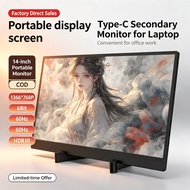 14 Inch Portable Monitor Type-C Secondary 60Hz HDR10