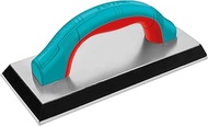 TOTAL Rubber mortar trowel, ideal for spreading grout and grouting tiles, bricklaying tool, 230 x 10