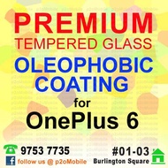 Premium Tempered Glass Oleophobic Coating for OnePlus 6