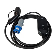 藍色工業頭 32A TYPE2 電車充電器 Tesla BMW BENZ KIA