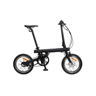含運免運 送小米電風扇 騎記QiCYCLE EF1台製歐規版 續航45公里 16吋內變三速電動輔助折疊腳踏車-消光黑 電輔車通勤車