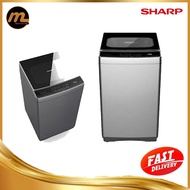 SHARP  FULLY AUTO WASHING MACHINE ESX858 8KG / ESX958 9KG/ ESX1278 12KG / ESX159 15KG | WASHER MESIN