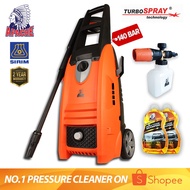 APACHE TurboSpray HM5214 140 Bar Professional Super Power High Pressure Cleaner Water Jet Sprayer Wa