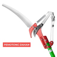 Peralatan Berkebun Gunting Dahan PlusTali Tarik Potong Ranting Tree PrunerSawMultifungsi - 6530-6666