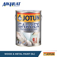 5L Jotun Gardex Premium Gloss Wood &amp; Metal (Gloss) Cat Kayu &amp; Besi (Kilat) Cat Minyak