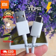 KABEL DATA XIAOMI ORIGINAL ASLI TYPE C TEPSI / PREMIUM HIGH QUALITY / KUALITAS BAGUS FAST CHARGING C