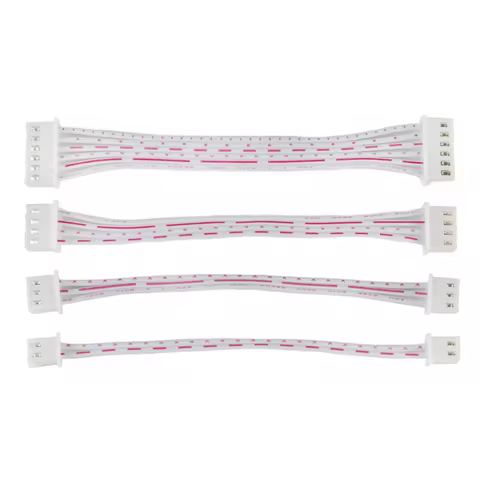 JST XH 2.54mm Pitch 2/3/4/5/6/7/8/10/12 Pin Female to Female Connector with 26AWG Red White Wire Cab