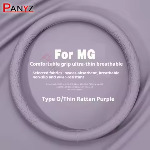 Anti Slip Auto Decoration PU Leather Universal Car Steering Wheel Cover For MG 3 5 6 ONE ZS EZS HS M