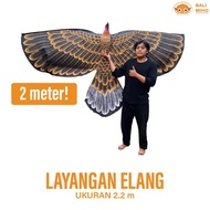 Layangan Burung Elang 2.2 meter - Layangan Rajawali - Layangan Burung Garuda - Layangan Lipat - Laya