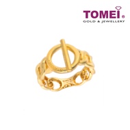 TOMEI Anastasia Ring with Vogue Sensations Yellow Gold 916