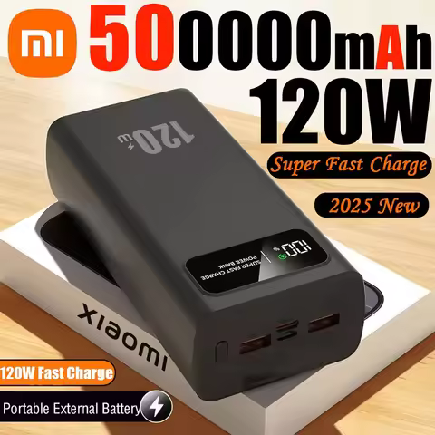 Xiaomi 120W Super Fast Charging 200000mAh High Capacity Power Bank Battery Digital Display Power Ban
