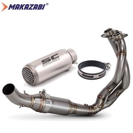 สำหรับ Kawasaki ER6N Versys 650 Z650 Ninja 650 2023-2025ท่อไอเสียรถจักรยานยนต์ตัวเก็บเสียงท่อไอเสียก