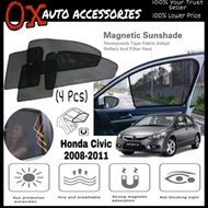 Honda Civic FD 2006 - 2011 Magnetic Sunshade (4pcs)