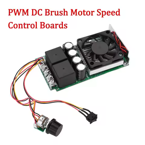 100A 3000W PWM DC Brush Motor Speed Controller Programmable PLC Controlled Wide Voltage DC10-50V Can