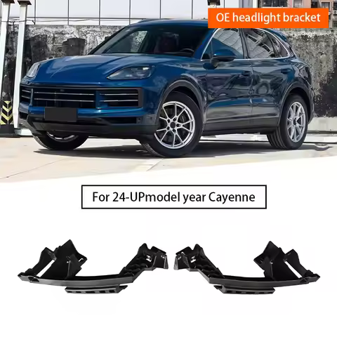 Car Front Bumper Headlight Mount for Porsche Cayenne 9Y0.2 2024-UP 9Y0807571E 9Y0807572E