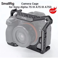SmallRig a7s3 A7siii DSLR Cage for Sony Alpha 7S III Camera Cage With Cold Shoe Mount and Nato Rail 