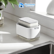 Dishwashing Liquid Dispenser Detergent Holder Box Plus Sponge