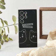 doudle studio豆喵新黑潮純色矽膠SAMSUNG手機殼
