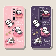 DMY case panda oppo A9 A5 A74 A95 A93 A92 A52 A72 F11 F9 R15 R17 R9S plus Find X2 X3 X5 pro soft silicone cover shockproof