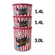 Tupperware Movie Snack One Touch Set OR Childhood Memories One Touch 1.4L OR 3L