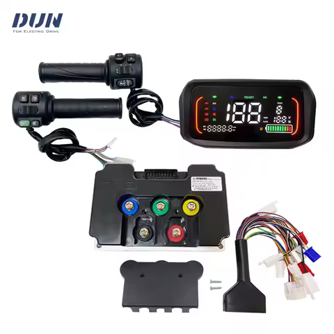 Fardriver 72680 Controller Kit Phase 680A DC 350A BLDC Controller with N7 Display and Throttle For Q