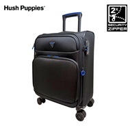 Hush Puppies Soft Case Ultra-Lightweight Double-Zipper 24-inch Expandable Anti-Theft Hardcase Luggag