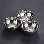 Stainless Steel Three Grid Plate Snack Plate Portable Dim Sum Plate Ktv Melon Seeds Peanut Dried Fru