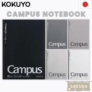 KOKUYO Campus Notebook B5 with Dots B-rule 5-Pack Black AM-no-3BTNX5-1 Black 5 Pieces