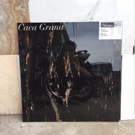 Granit 60x60 motif glossy black aurora by Valentino gress grade1