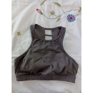 Training bra size M 75/80 B/C gray with belt