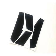 Untuk Logitech G203 g305 g304 tetikus Pita Anti-Slip Elastik Cengkaman Sisi Ditapis Pad kalis peluh 