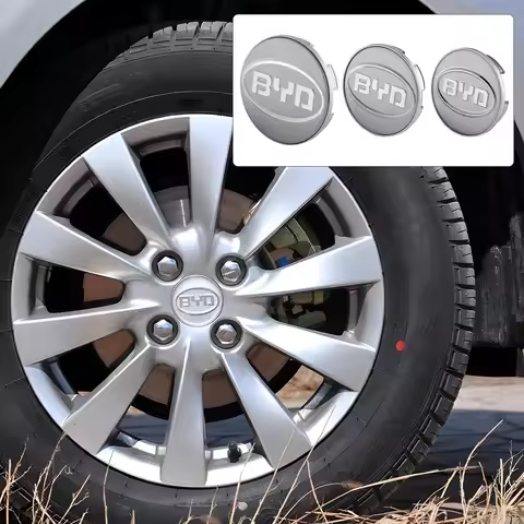 4PCS 55/58/68MM For BYD Atto Yuan Song Plus Dmi Dolphin Seal Tang Han Qin Car Wheel Center Hub Caps 