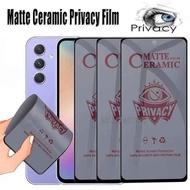 LAYAR MATTE PRIVACY GLARE ANTI SPY TEMPERED GLASS CERAMIC FILM ITEL S23 / P40 / P55 NFC / P55 5G / A