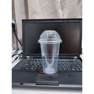 Plastic CupPp18 Oz Flat 8 grams + CONVEX LID 1 roll of 50 pcs