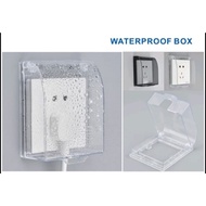 PEAK Waterproof Switch Socket Cover Switch Protector Type 86 Universal Transparent Weatherproof PVC 