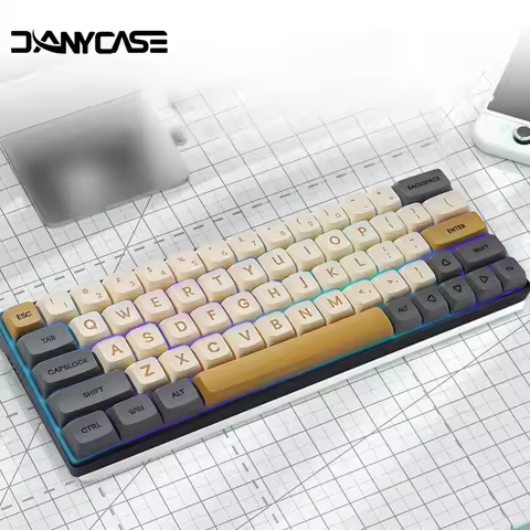 125 Keys XDA PBT Keycaps Set Matcha Green for 61/64/68/75/87/98/104/108 Keys Mechanical Keyboard for