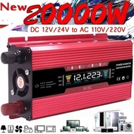 2,000w Car Inverter Inverter 12V to 220V Converter Adapter Outdoor Inverter