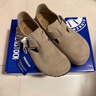 {BRAND NEW 全新｝BIRKENSTOCK london suede leather taupe eu36