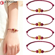 CHINK Lucky Horse Bracelet, Adjustable 999 Sliver Beaded Bracelet,  Good Luck Charm Auspicious Meani