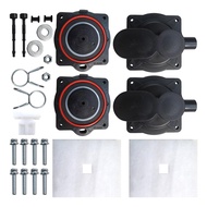 ปั๊มอากาศชุดซ่อมแซมใหม่ไดอะแฟรมวาล์วอากาศการติดตั้งสำหรับ HP60 HP80 HP80-0117 HP80-0110 CS103EL AA50