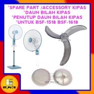 BWF- 1518 BWF- 1618 Daun Kipas Bilah / Penutup Bilah / Pengunci Bilah / Butterfly 18" Inch BWF-1518 