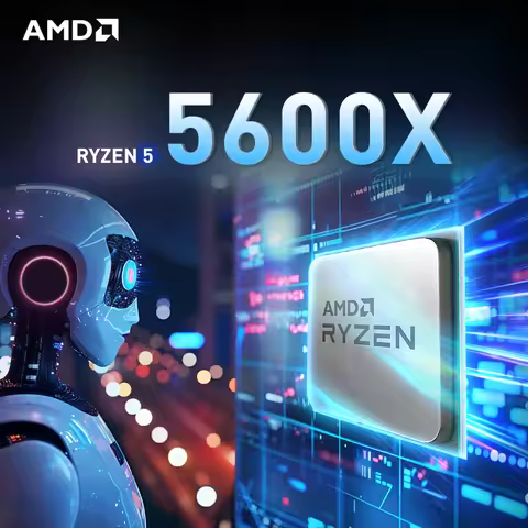 AMD Ryzen 5 5600X 6-Core 12-Thread DDR4 3.7GHz 65W 7NM L3=32M Gaming Processor NEW Socket AM4 R5 560