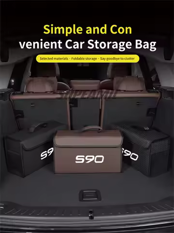 Car Trunk Organizing And Storage Box For Volvo S60 S90 XC40 XC60 XC90 T5 T6 T8 C30 C70 Brand-new Aut