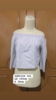 SANDANG 3010 Preloved sabrina / crop / open shoulder / kemben