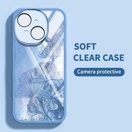 Vrqr ống kính Vỏ bảo vệ điện thoại cho TECNO đi 1S 1 đi 2025 Pop 9 4 gam kl4h với Ginkgo & Maple Ốp