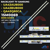 BACKLIGHT TV LED SAMSUNG 43 INCH UA43AU8000 UA43BU8000 QA43Q60CA BN96-52587A 43AU8000 43BU8000