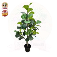 Fiddle Fig Artificial Plant Premium Quality 🔥Ready Stock🔥Pokok Fiddle Fig Hiasan House Office School
