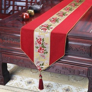 PQA1 Table Cloth Fabric Coffee Table Cloth Table Cloth Fabric Table RunnerNew Chinese Style Waterproof Table Runner Zen High-End Tea Mat Tea Table Fabric Long Tea Table Tablecloth Hallway Cover Cloth Bed Runner