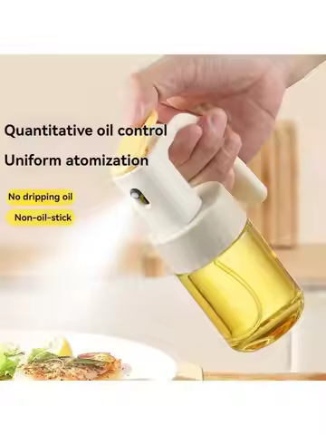 1 pc Sprayer Glass Kitchen Household Air Fryer Spray Bottle Atomized Mist Cooking Oil Spray Bottle S