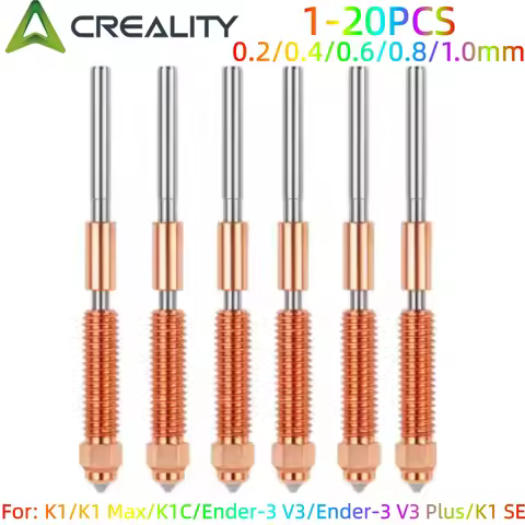 Creality K1c Nozzle K1 Max Hardened Steel Nozzle Quick Swap All-in-one High Flow Bimetal Heatbreak F